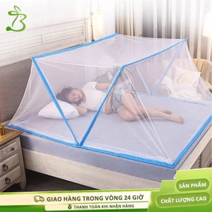 Màn chụp tự bung khung xếp minh Cao Cấp gấp gọn nhẹ,Hiệu quả chống muỗi tốt