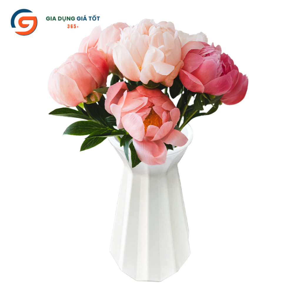Bình nhựa cắm hoa - bình trang trí để bàn, lọ cắm hoa tươi, hoa giả, decor phòng khách, phòng ngủ