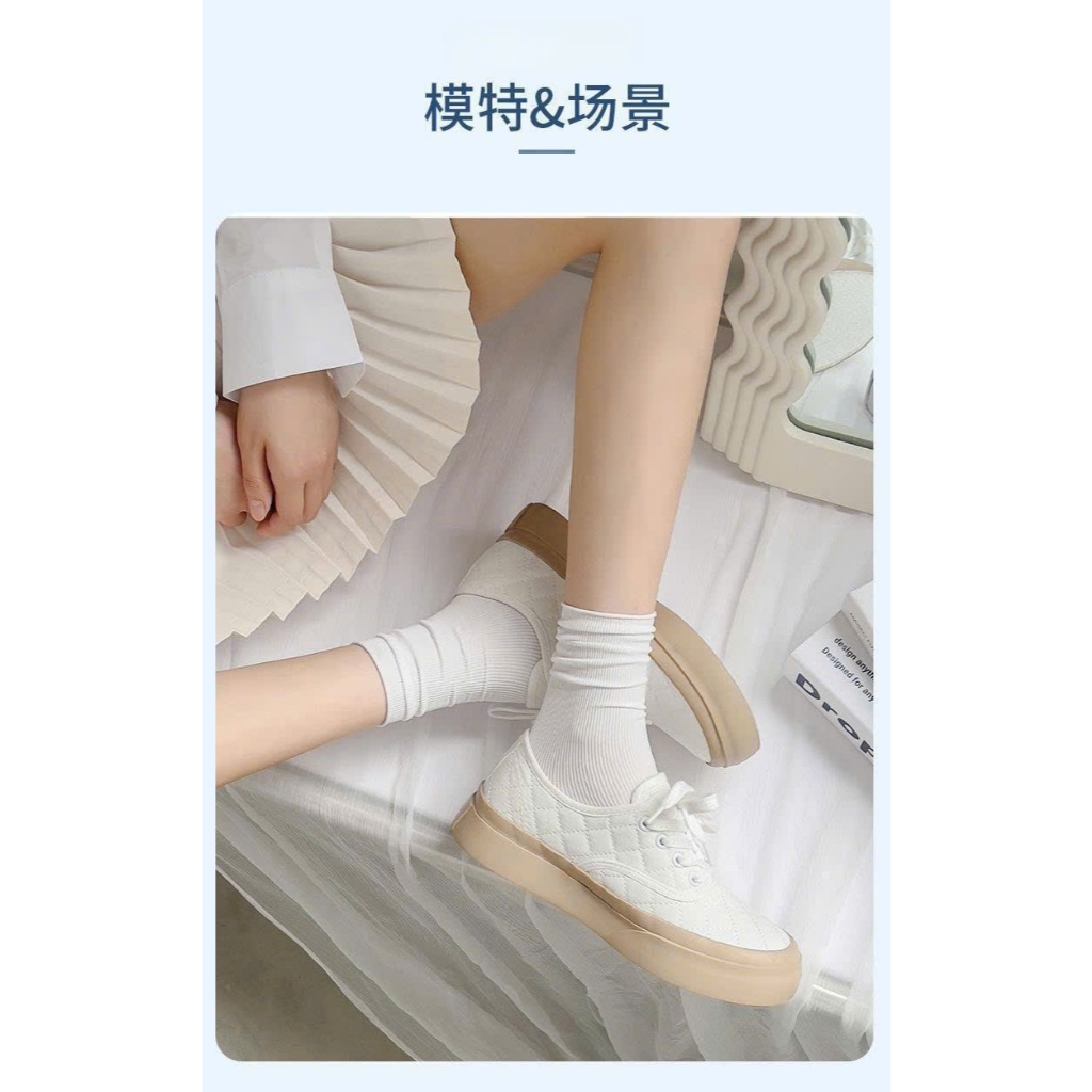 Tất Nữ Cổ Ngắn Chất Mùa Hè Cotton Co Giãn Mỏng Mềm Mịn, Thoáng Khí, Hút Ẩm Tốt – Phù Hợp Đi Học, Đi Làm, Đi Chơi