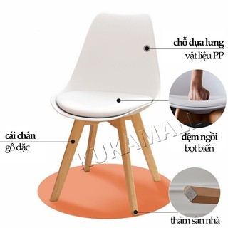 KUKA Ghế đơn đơn giản hiện đại hình hoa tulip ghế thư giãn phòng ngủ rộng rãi và thoải mái GhếTulip