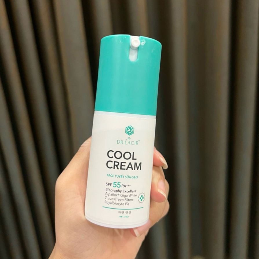 Kem Face Lạnh Cool Cream DR.LACIR Dưỡng Da Chống Nắng Hộp 50g