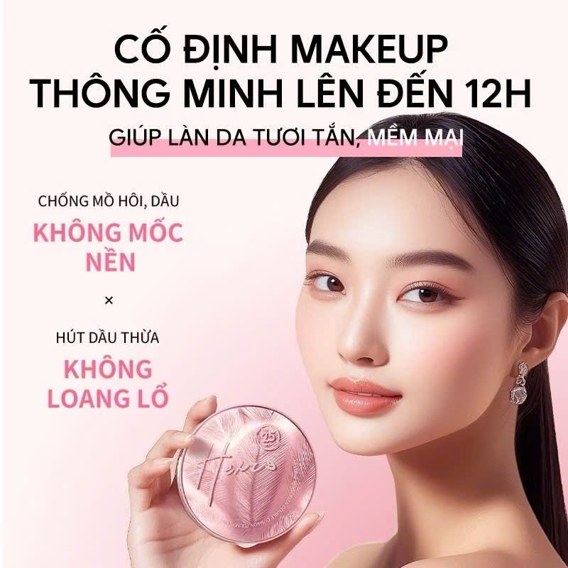 Phấn nước HEXZE 2in1 chống nắng kèm phấn phủ tiện lợi 6g | NHÍM HOUSE