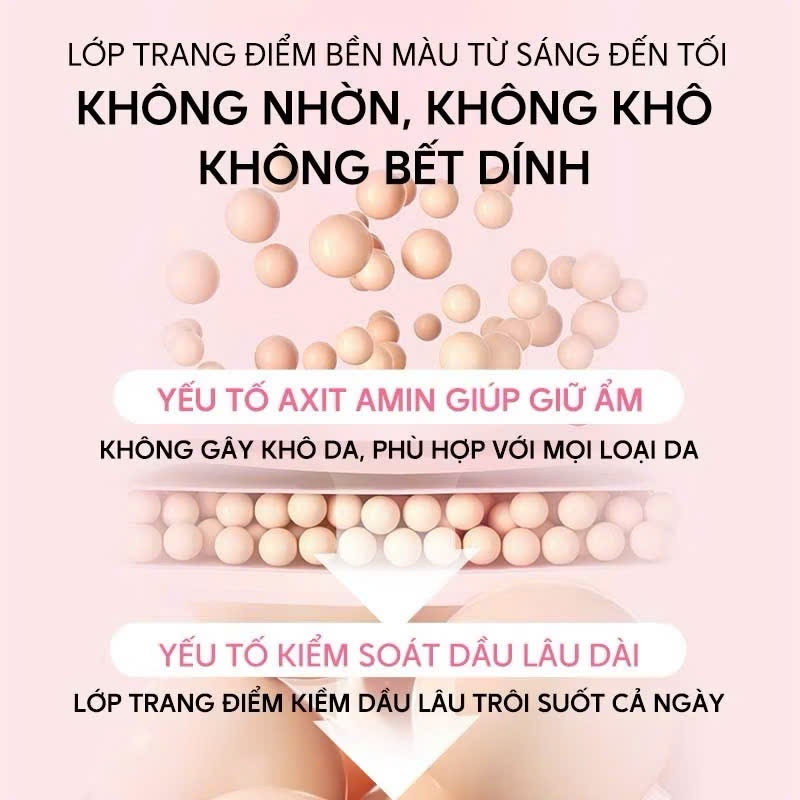 Phấn nước HEXZE 2in1 chống nắng kèm phấn phủ tiện lợi 6g | NHÍM HOUSE