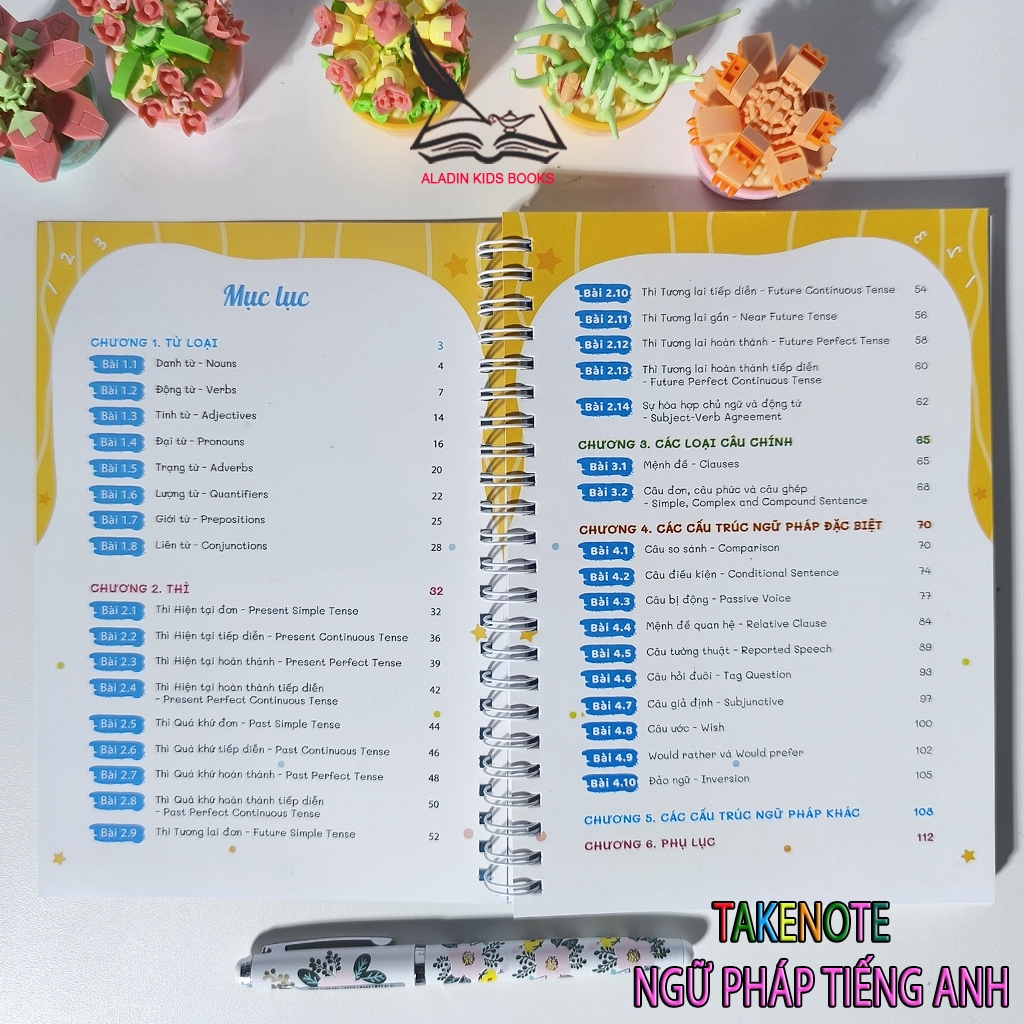 Sách - Ngữ Pháp Tiếng Anh Takenote English Grammar Easy Lớp 6 7 8 9 10 11 12 Học Nhanh Nhớ Lâu