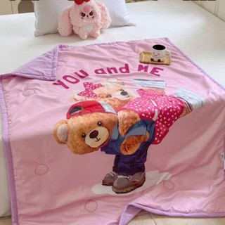 Chăn cotton đũi Hàn cho bé, chăn đi học cho bé vải cotton đũi nhập khẩu cao cấp mềm mịn thoáng khí