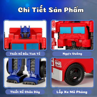 Đồ Chơi Robot Biến Hình 2IN1 Cho Bé Trai, Ô Tô, Máy Bay, Xe Tăng Cực Ngầu, Chất Liệu Nhựa ABS An Toàn