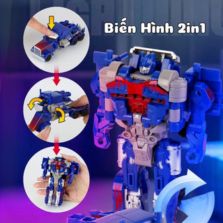 Đồ Chơi Robot Biến Hình 2IN1 Cho Bé Trai, Ô Tô, Máy Bay, Xe Tăng Cực Ngầu, Chất Liệu Nhựa ABS An Toàn