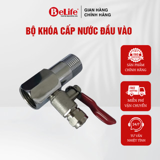 Bộ khóa cấp nước đầu vào cho máy lọc nước Ro phi 6mm & 10mm dễ lắp đặt, chống rò rỉ