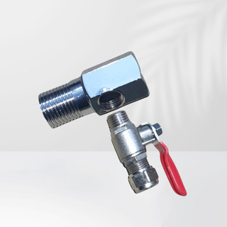 Bộ khóa cấp nước đầu vào cho máy lọc nước Ro phi 6mm & 10mm dễ lắp đặt, chống rò rỉ