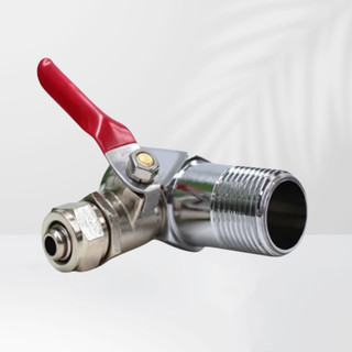 Bộ khóa cấp nước đầu vào cho máy lọc nước Ro phi 6mm & 10mm dễ lắp đặt, chống rò rỉ