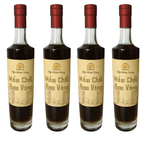 Combo 4 chai Mắm Chắt Rơm Vàng 500ml – Nước Mắm Nguyên Chất, Ngon Đậm Vị, An Toàn Cho Cả Gia Đình