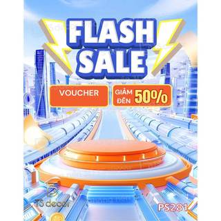 Phông Nền Thiết Kế Chiến Dịch Flash Sale Hỗ Trợ Livestream Sản Phẩm Công Nghệ, Thiết Bị Điện Tử