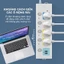 Ổ CẮM ĐIỆN ĐA NĂNG CHỐNG GIẬT CAO CẤP - Dây 2M 5M, 2 cổng USB sạc nhanh, công suất 2500W, ổ điện tiện lợi
