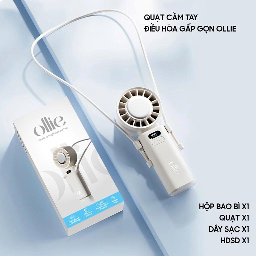 Quạt Mini cầm tay gấp gọn OLLIE FAN-ENGINE Z