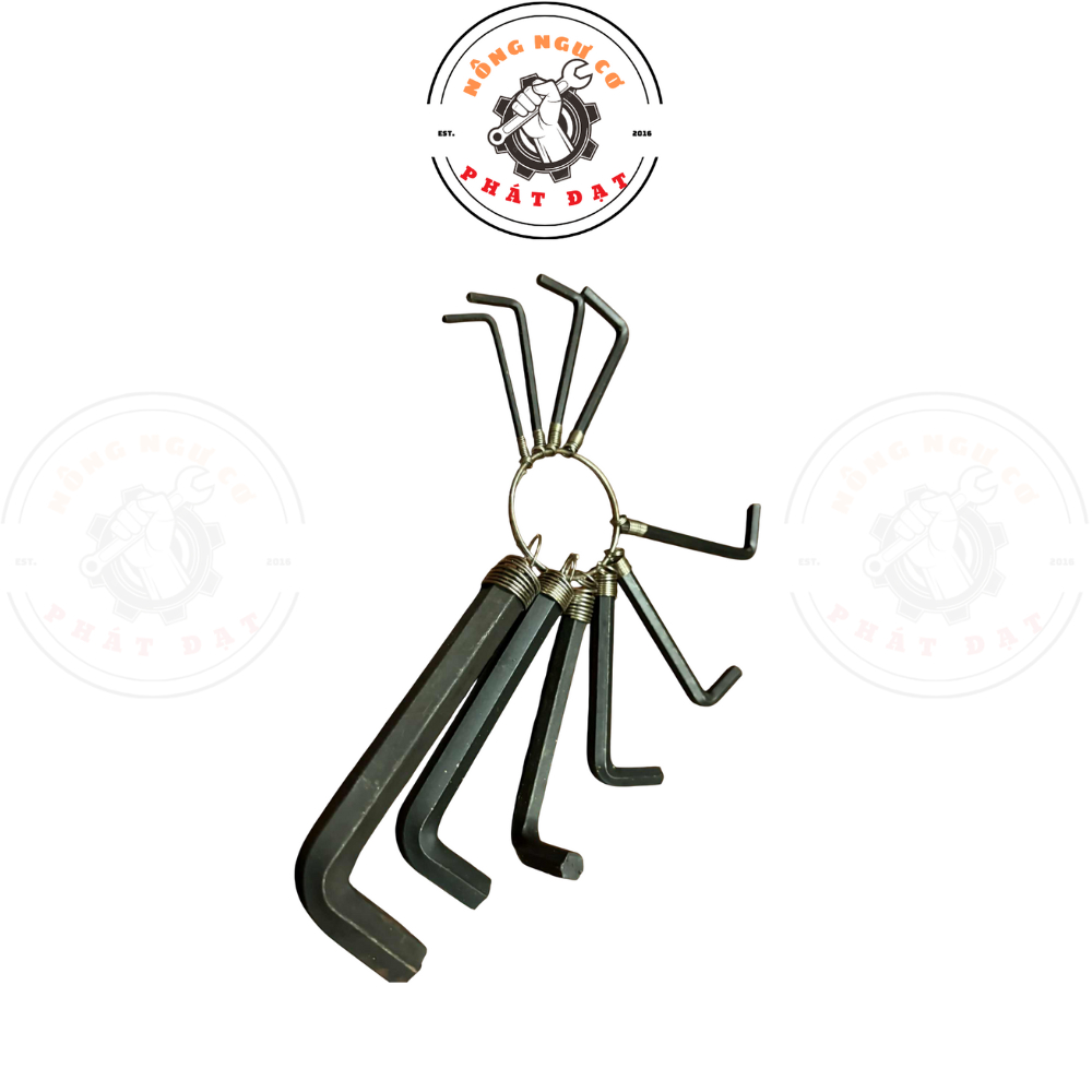 Bộ lục giác 8 món đến 10 món, từ 1.5 li đến 10 li hàng CHÍNH HÃNG chịu lực tốt, chống mài mòn