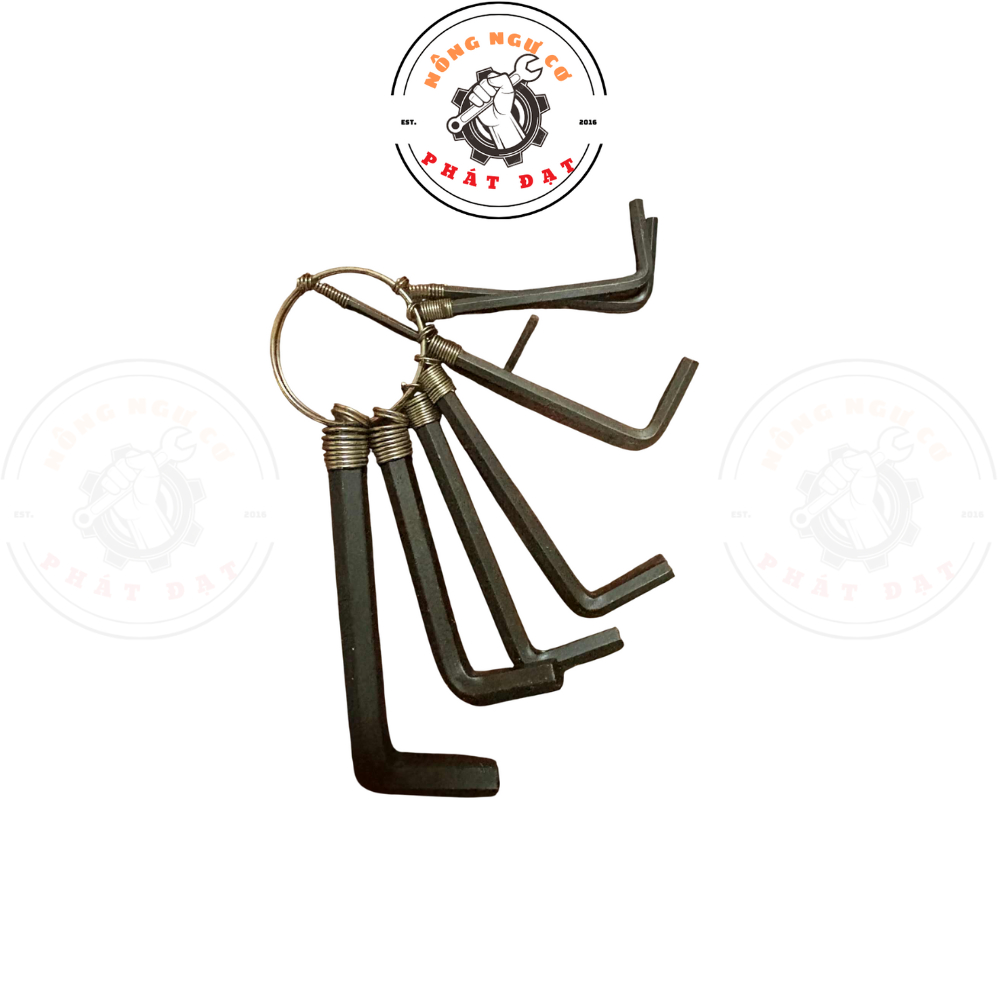 Bộ lục giác 8 món đến 10 món, từ 1.5 li đến 10 li hàng CHÍNH HÃNG chịu lực tốt, chống mài mòn