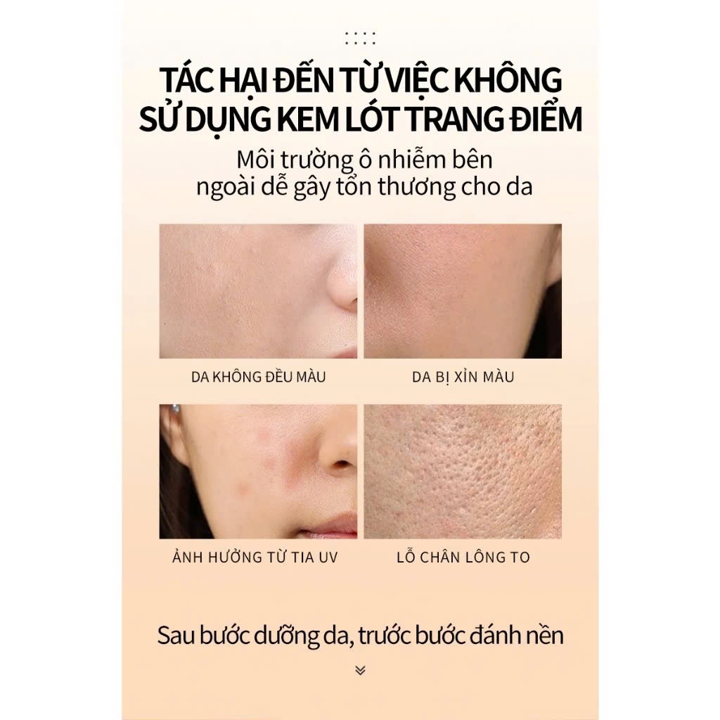 [TẶNG MÀU NGẪU NHIÊN] Kem lót dưỡng ẩm Hexze mini 6g, dưỡng ẩm, kiềm dầu, nâng tone, ngăn tác động của tia cực tím