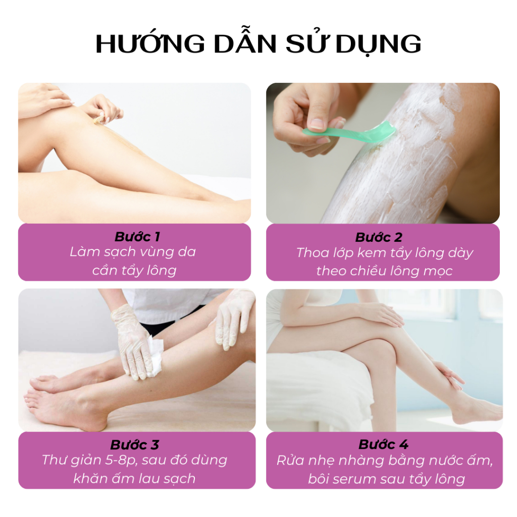 Kem tẩy lông BLANICA Hair Removal Cream tẩy sạch lông vùng kín, tay, chân, nách dịu nhẹ, không đau rát 120g