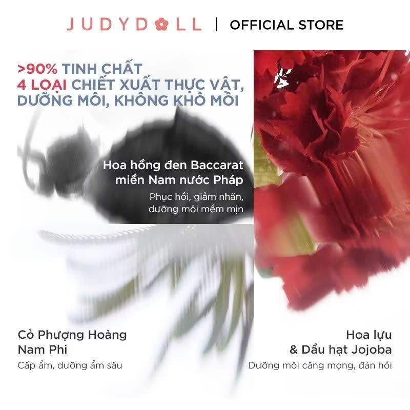 Son Bóng Dưỡng Môi Judydoll Watery Essence Lip Glaze 4ml | NHÍM HOUSE