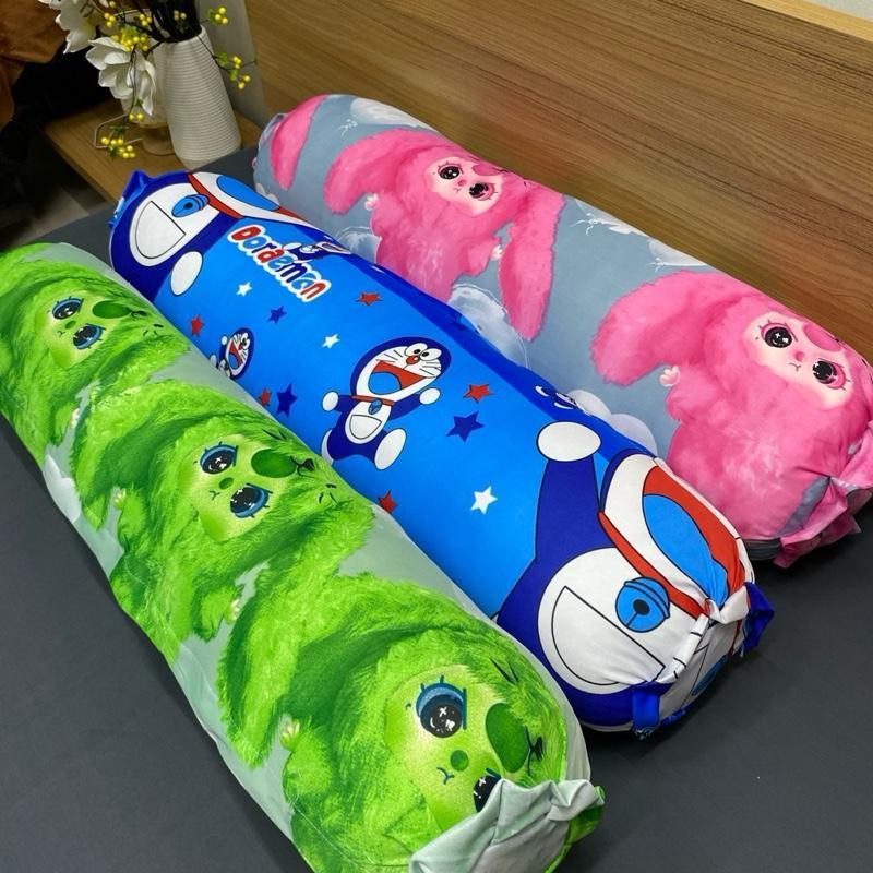 COMBO 3 CÁI VỎ GỐI ÔM KHÓA KÉO BÍT ĐẦU vải thun lạnh , nhiều mẫu , chọn theo yêu cầu, chất vải co giãn đàn hồi