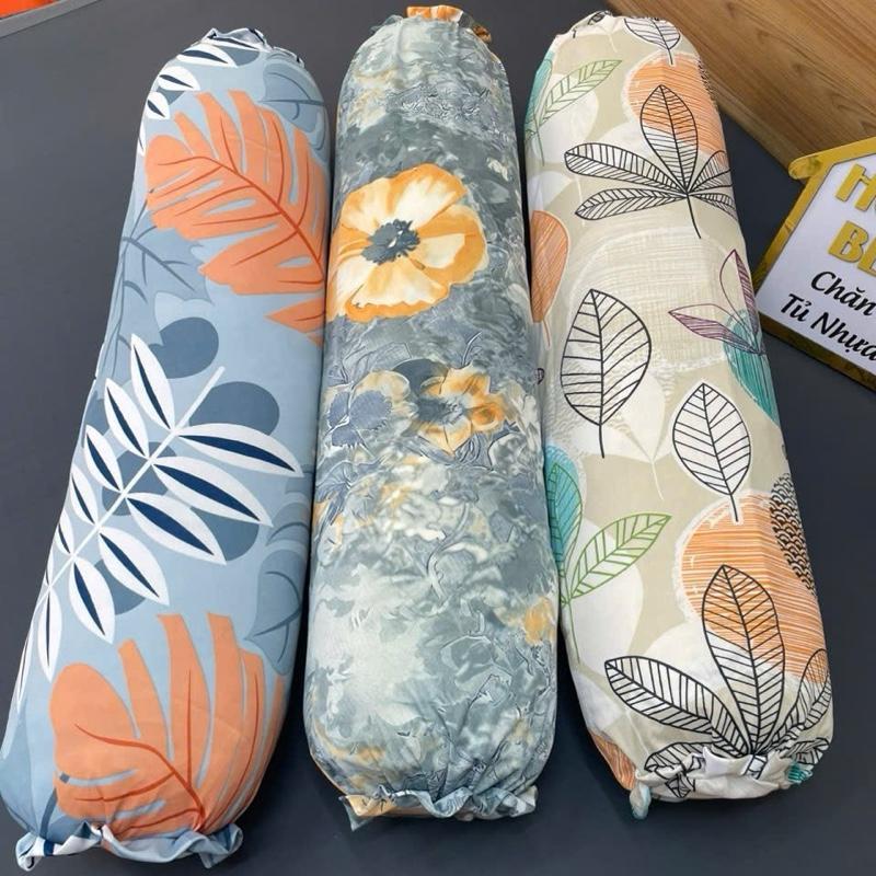 COMBO 3 CÁI VỎ GỐI ÔM KHÓA KÉO BÍT ĐẦU vải thun lạnh , nhiều mẫu , chọn theo yêu cầu, chất vải co giãn đàn hồi