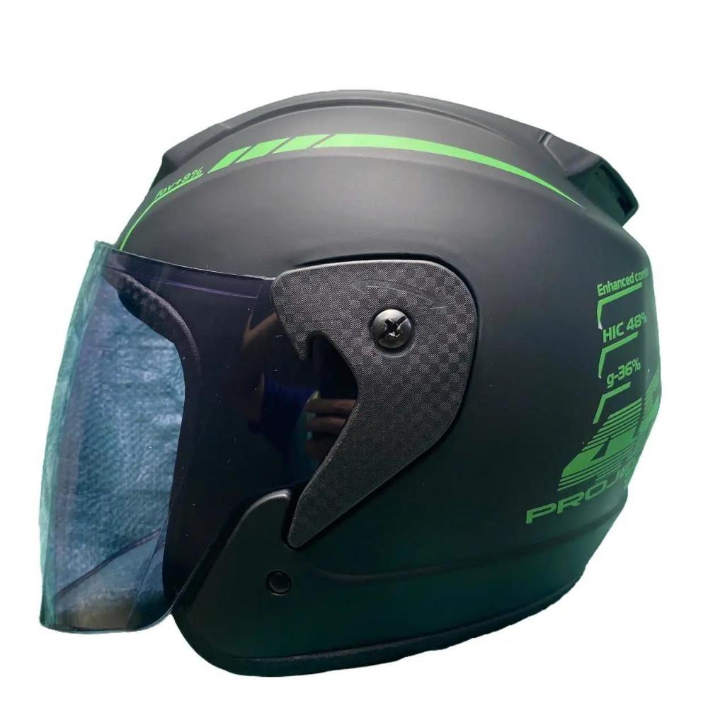 [ MÀU XANH LÁ ] Mũ Bảo Hiểm 3/4 RZX tem 46 Helmet chính hãng