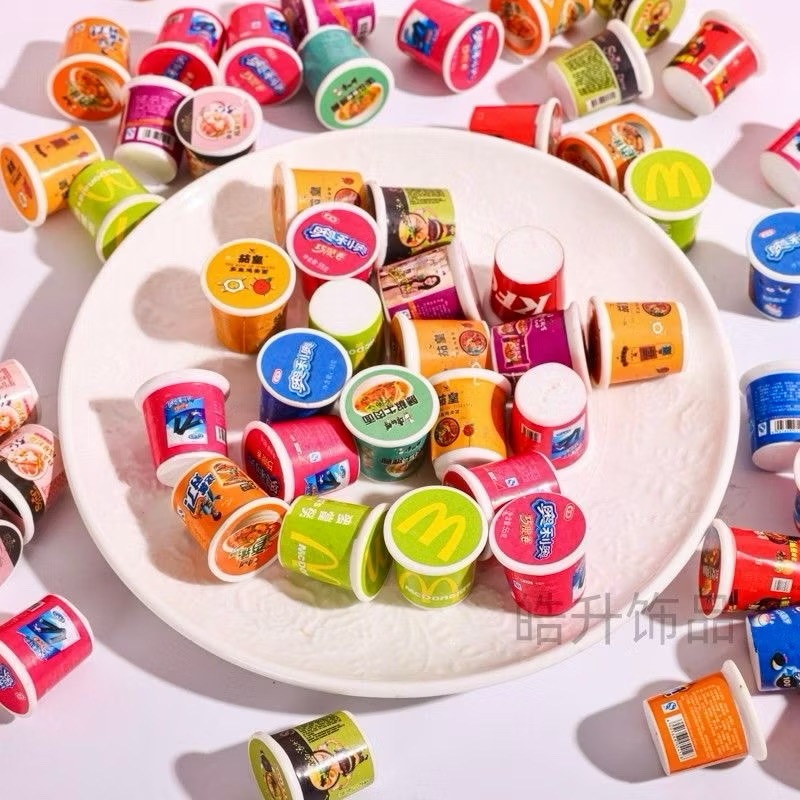 Hộp Mì ăn liền charm mì ly đồ chơi mô hình tạp hóa mini phụ kiện DIY nhà búp bê trang trí Doll House