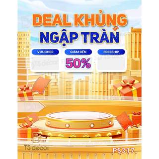 Mẫu Mới Phông Nền Livestream Chủ Đề Ngày Sale Lớn Voucher & Freeship