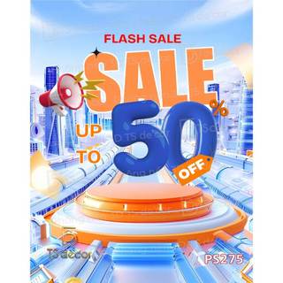 Mẫu Mới Phông Nền Livestream Chủ Đề Ngày Sale Lớn Voucher & Freeship