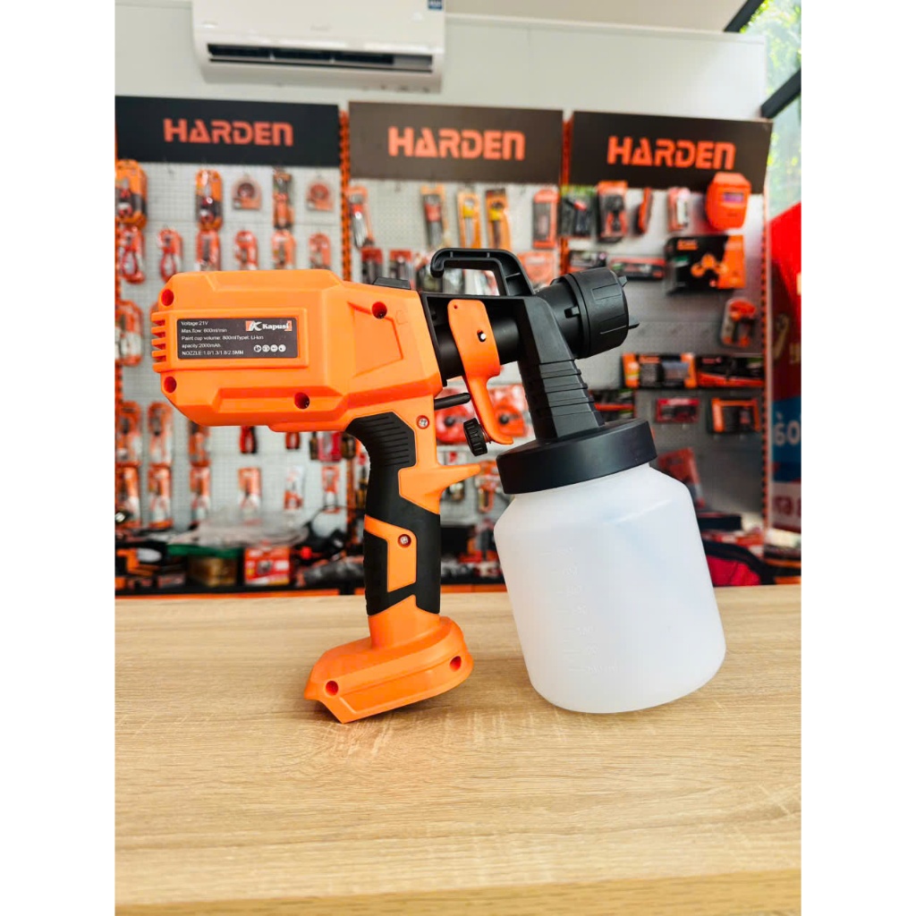 MÁY PHUN SƠN DÙNG PIN 21V K6901 KAPUSI – TIỆN LỢI, MẠNH MẼ, HIỆU QUẢ