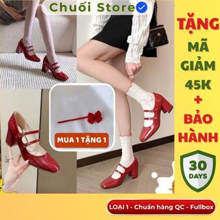 Giày cao gót nữ da PU tổng hợp dệt vải đế cao su nhẹ nhàng tinh tế thanh lịch nữ tính