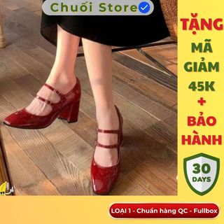 Giày cao gót nữ da PU tổng hợp dệt vải đế cao su nhẹ chân êm ái thoải mái