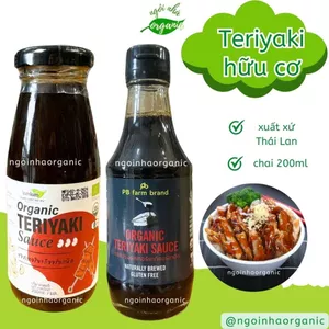Sốt Teriyaki Hữu Cơ 200ml Organic Teriyaki Sauce