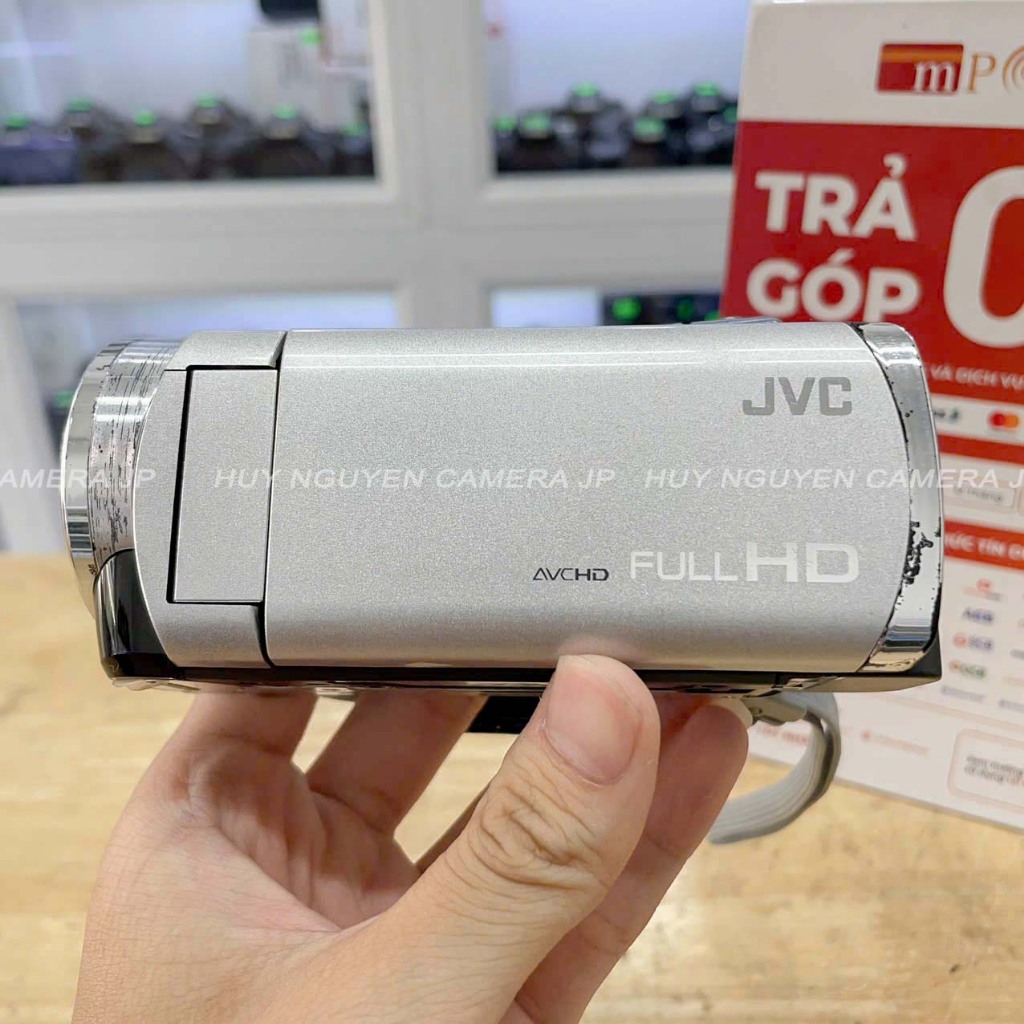 MÁY QUAY PHIM JVC GZ-HM99-S QUAY PHIM FULL HD 1080p. zoom quang