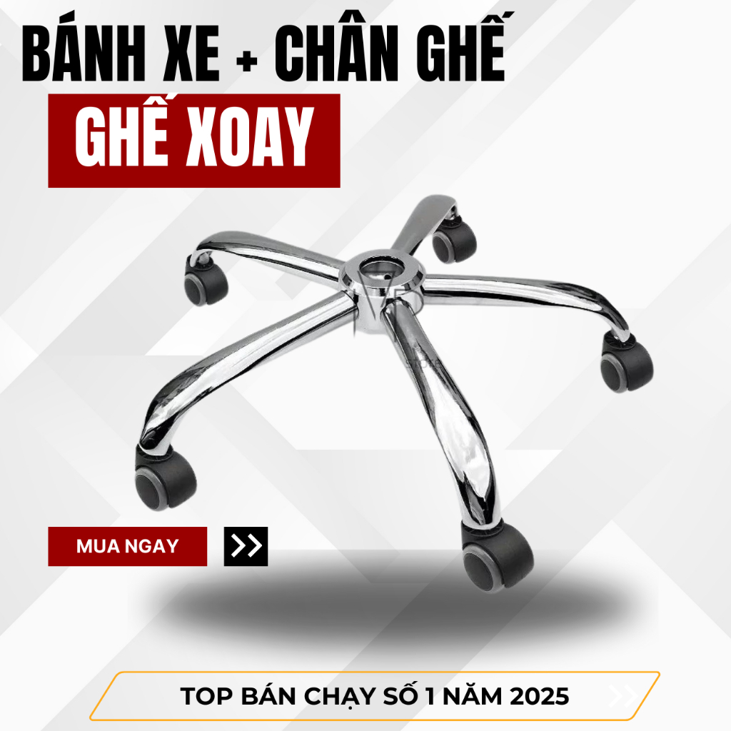 Phụ Kiện GHẾ VĂN PHÒNG 💎FREESHIP💎 ghế xoay, bánh xe , chân ghế inox