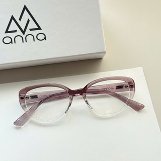 Gọng kính thời trang nam nữ ANNA chất liệu nhựa dáng mắt mèo cá tính 27055