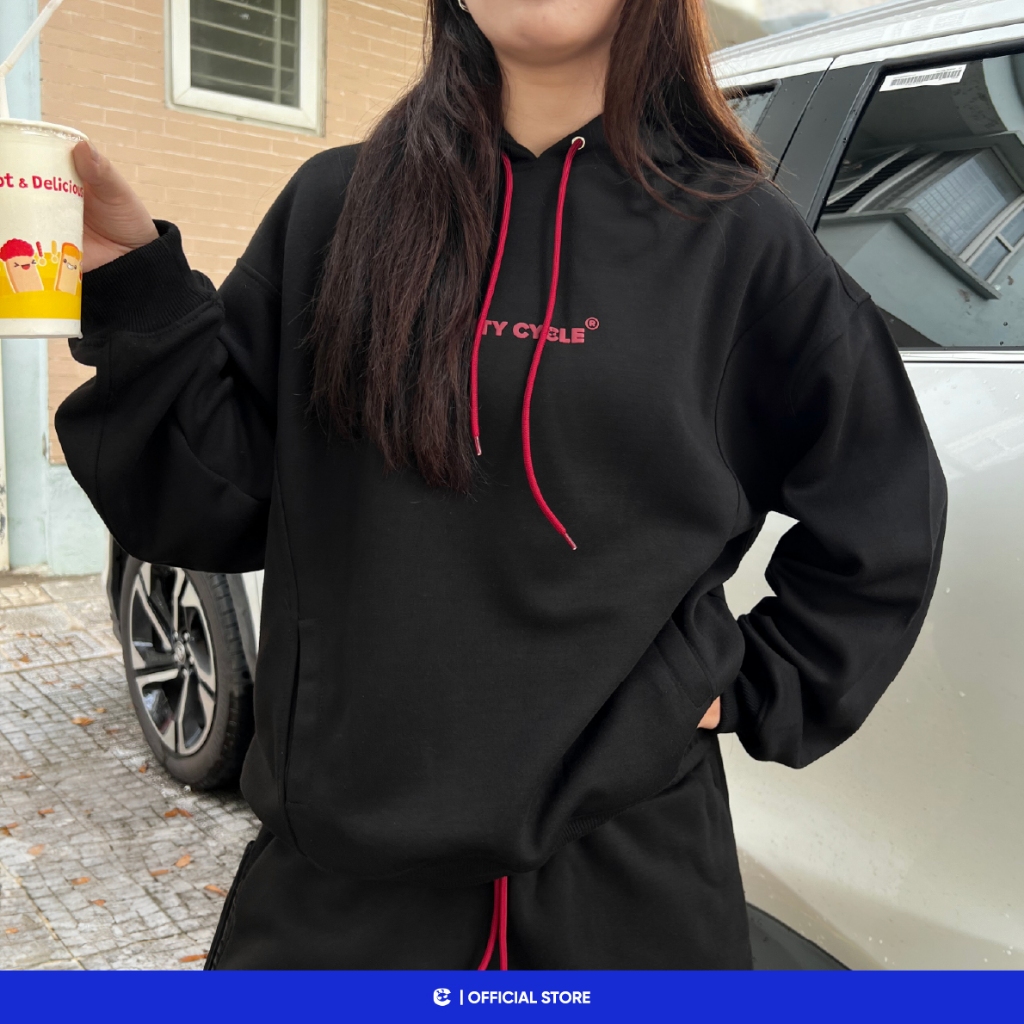 Áo hoodie nỉ mùa đông nam nữ Local Brand Chính Hãng City Cycle Áo hoodie Mono Play