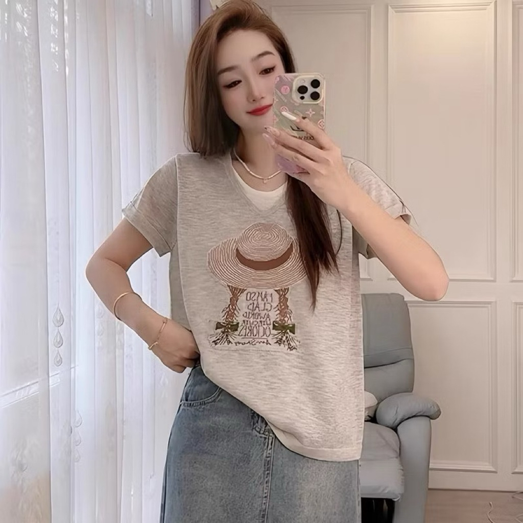 Áo len mongtogi QC,áo len dệt kim nữ hàng thanh lý hoạ tiết siêu cute size 45-57kg.