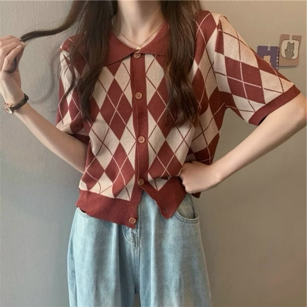 Áo len mongtogi QC,áo len dệt kim nữ hàng thanh lý hoạ tiết siêu cưng size 45-57kg.