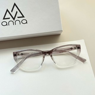 Gọng kính thời trang nam nữ ANNA chất liệu nhựa dáng mắt mèo cá tính 27060