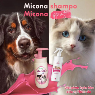 [CHÍNH HÃNG] Sữa Tắm Micona - Sữa Tắm Hỗ Trợ Viêm Da, Nấm Da Dành Cho Mèo, Chó