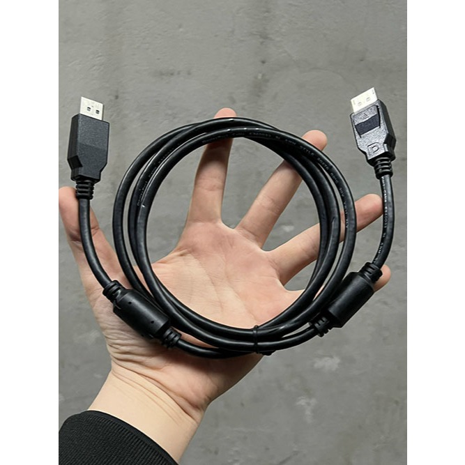 Dây Cáp 4K Displayport 2 đầu đực dài 1.8m - 80mm Cáp chuyển displayport sang cho màn hình máy tính, Laptop, PC, TV