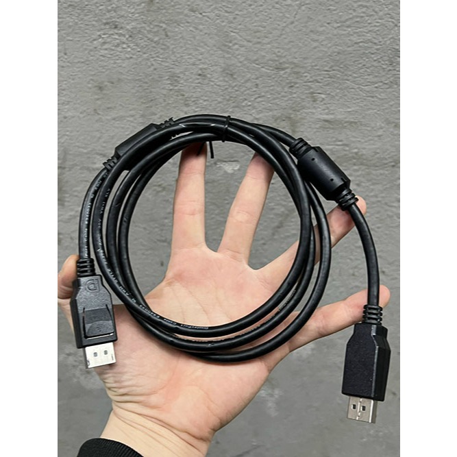 Dây Cáp 4K Displayport 2 đầu đực dài 1.5m - 80mm Cáp chuyển displayport sang cho màn hình máy tính, Laptop, PC, TV