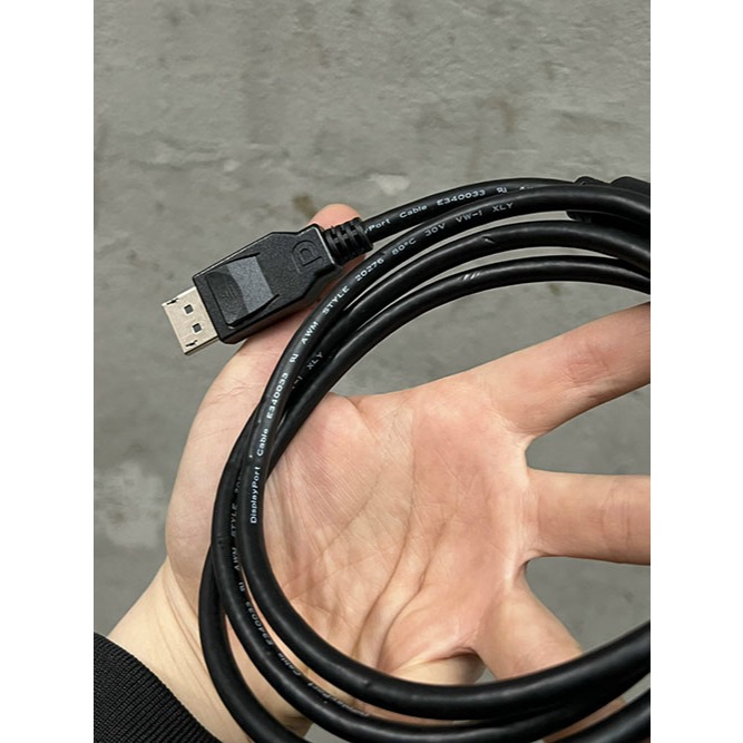 Dây Cáp 4K Displayport 2 đầu đực dài 1.5m - 80mm Cáp chuyển displayport sang cho màn hình máy tính, Laptop, PC, TV