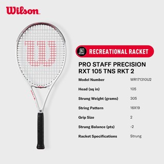 Wilson Pro Staff Precision RXT 105 Vợt Tennis Đã Căng Dây WR171310U