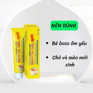 [CHÍNH HÃNG] Gel Dinh Dưỡng VEMEDIM NUVITA GEL Bổ Sung Vitamin, Khoáng, Dành Cho Mèo, Chó Biếng Ăn