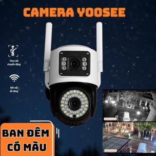 XẢ KHO | Camera Yoosee Wifi 2 Mắt Giám Sát Ngoài Trời Xoay 360 Độ, Ban Đêm Có Màu, Đàm Thoại 2 Chiều