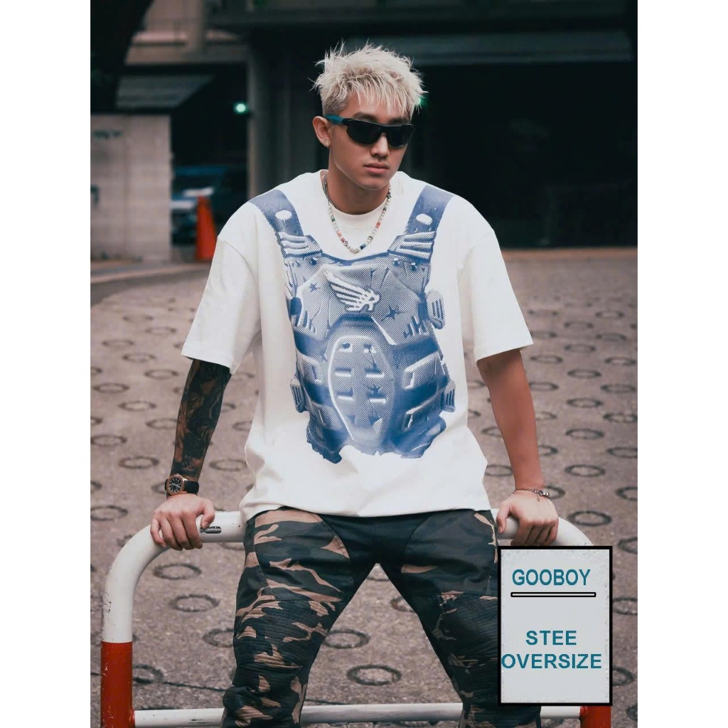 Áo thun Stee Cổ tròn PARACHUTE BALO Localbrand ICVCVNI Unisex Cotton