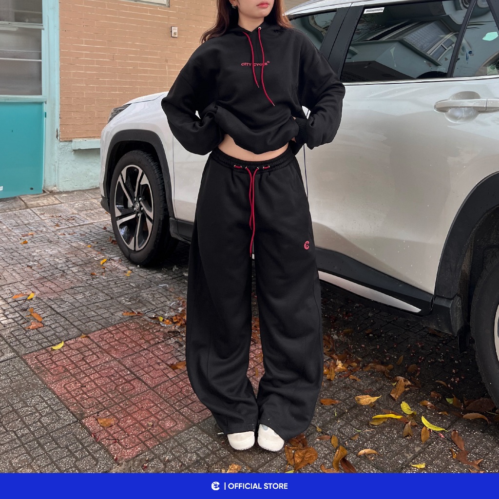 Quần dài nỉ mùa đông nam nữ Local Brand Chính Hãng City Cycle Quần dài Mono Pant