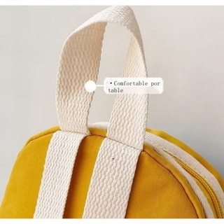 Ba Lô Trẻ Em Mầm Non - Ba Lô Mini Hoạt Hình Gắn Búp Bê Trâu Con, Kích Thước 17cm*7cm*22cm, Nặng 0.25kg